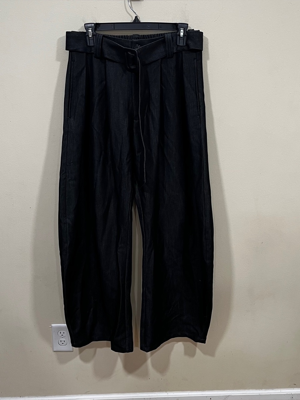 YHONE barrel pants wide leg size 30 belt women’s